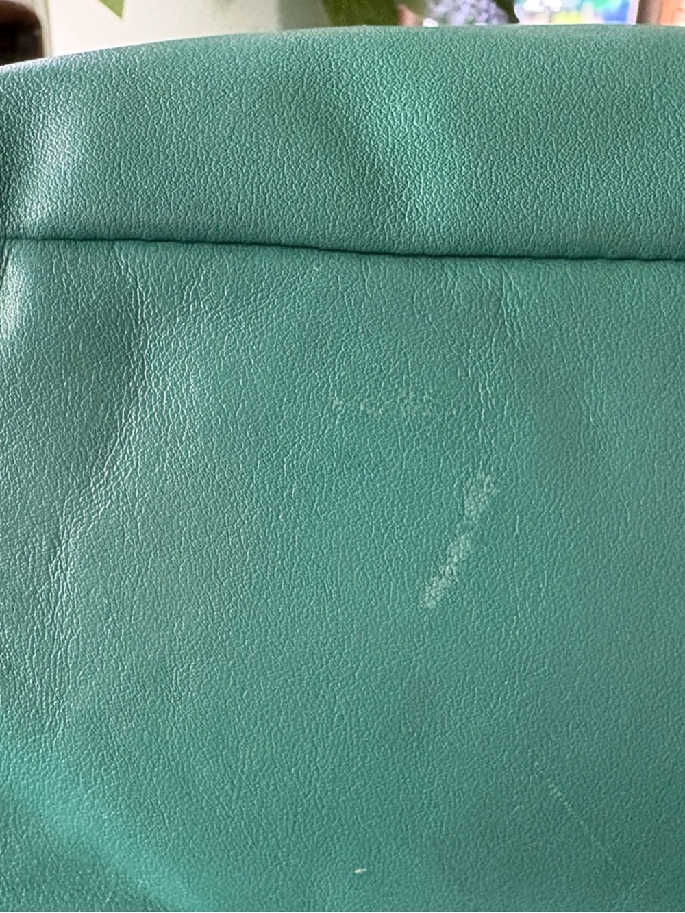 Coach Leather Purse Kristin #L1073-16814 Teal Color Bag Good Condition EUC - Picture 12 of 16